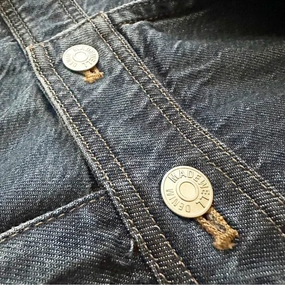 Madewell Denim Tailored Jumpsuit in Norvell Wash Size 6 - Picture 9 of 13